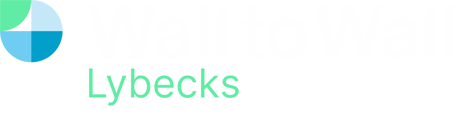 Wall to wall logotyp med Lybecks som text