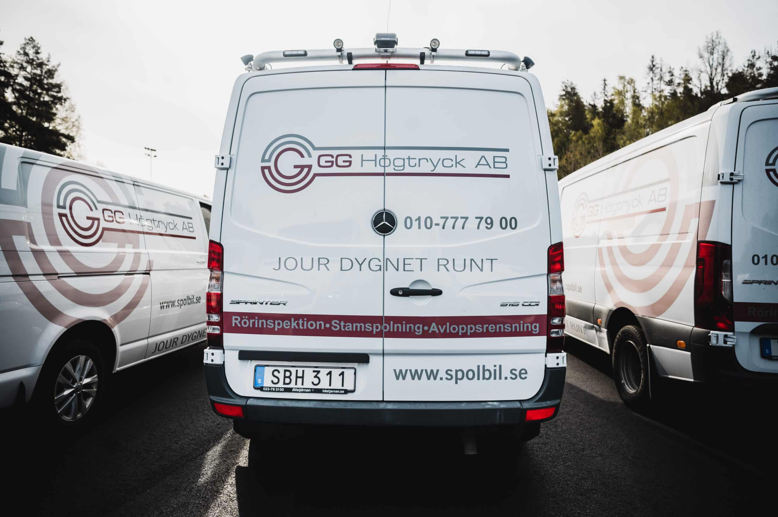 Avloppsjour Avloppsjour - En av våra spolbilar